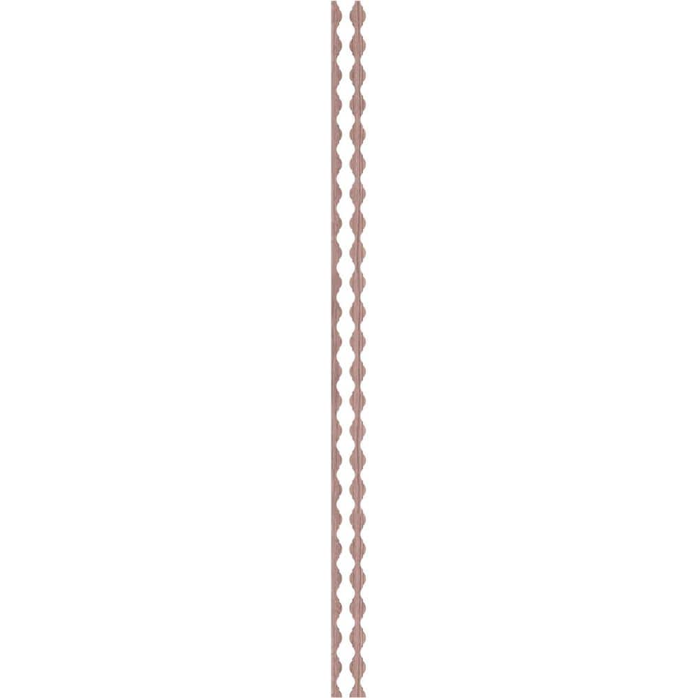 Casablanca 94 in. H x 0.25 in. W Slatwall Panels in Walnut 31-Pack