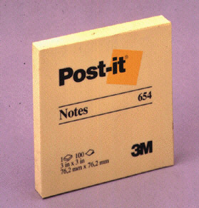 Company Mmm654Yw Notes Post It Yellow 3 Inch X 3 Inch-**Sold As A Package**