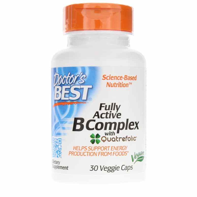 Doctors Best Fully Active B Complex 30 Veg Capsules