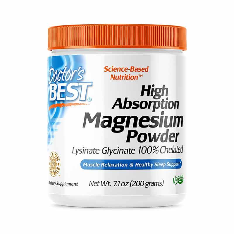 Doctors Best High Absorption Magnesium Powder 7.1 Oz