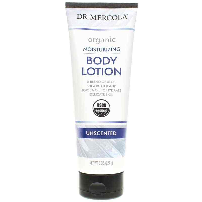 Dr. Mercola Organic Body Lotion Unscented 8 Oz