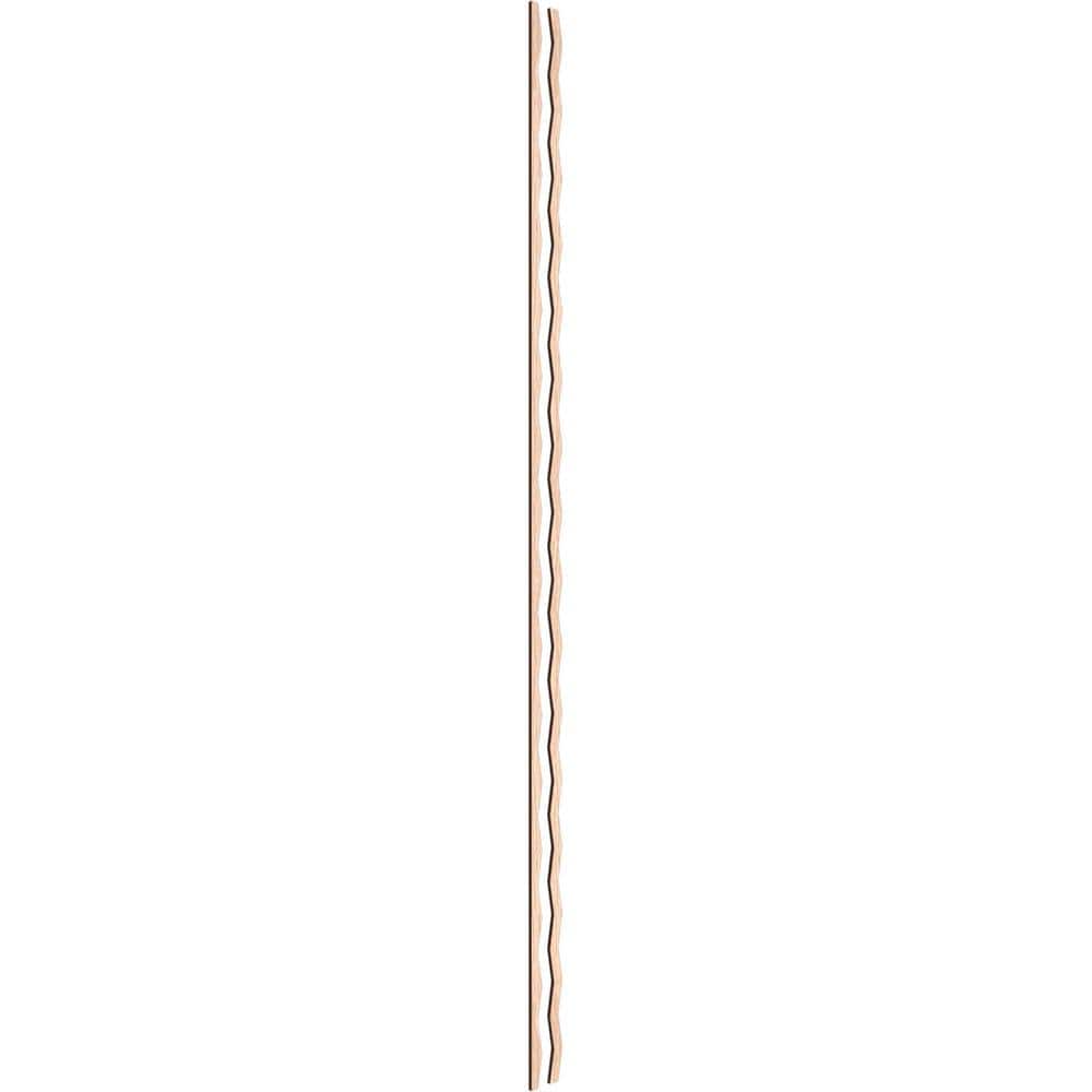 Eastport 94 in. H x 0.375 in. W Slatwall Panels in Red Oak 44-Pack
