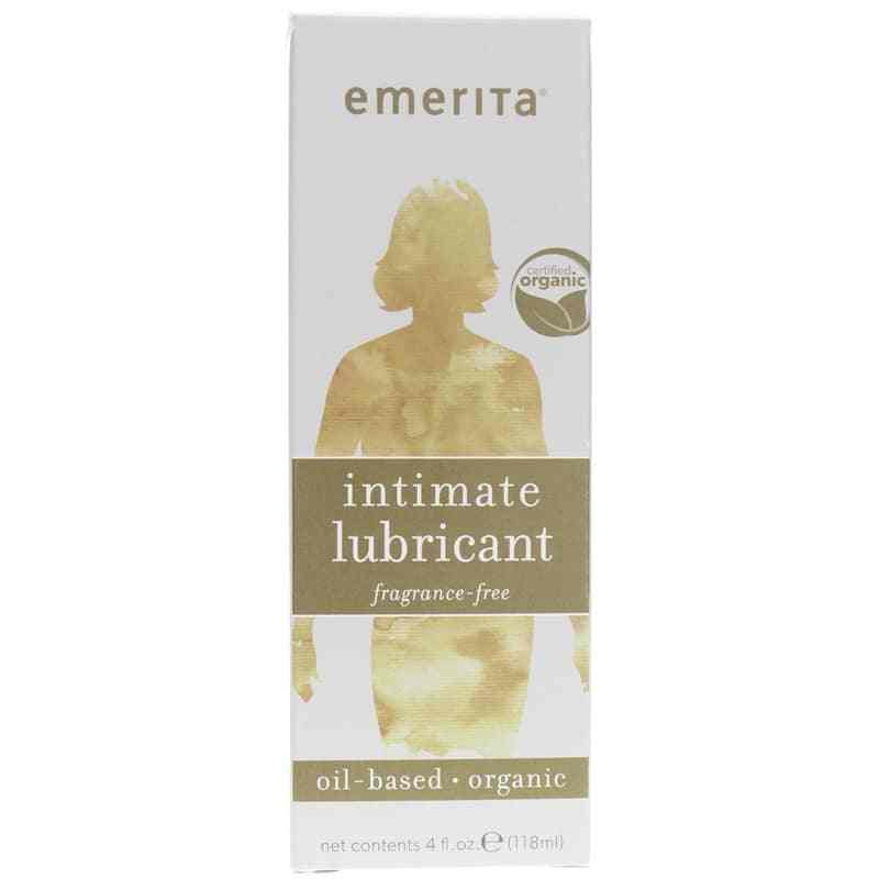 Emerita Intimate Lubricant Organic Oil-Based Fragrance Free 4 Oz