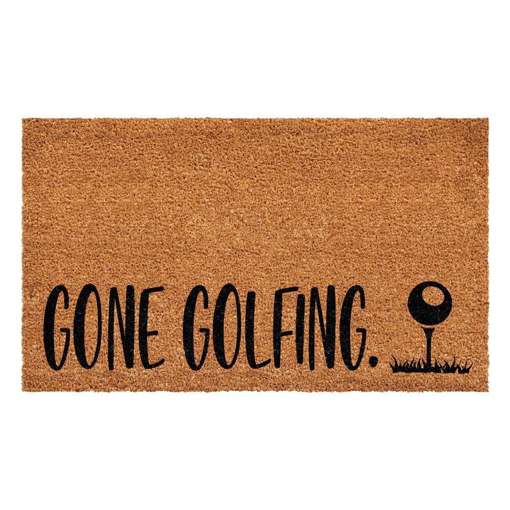 Gone Golfing Doormat, 17" x 29"