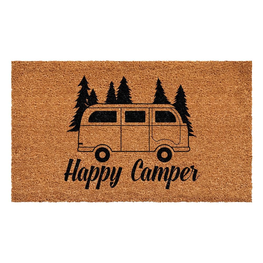 Happy Camper Doormat 17" x 29"