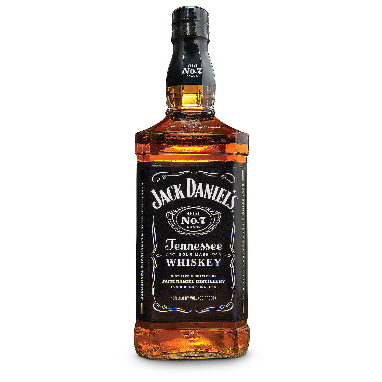 Jack Daniel's Black Label Tennessee Whiskey (1L)