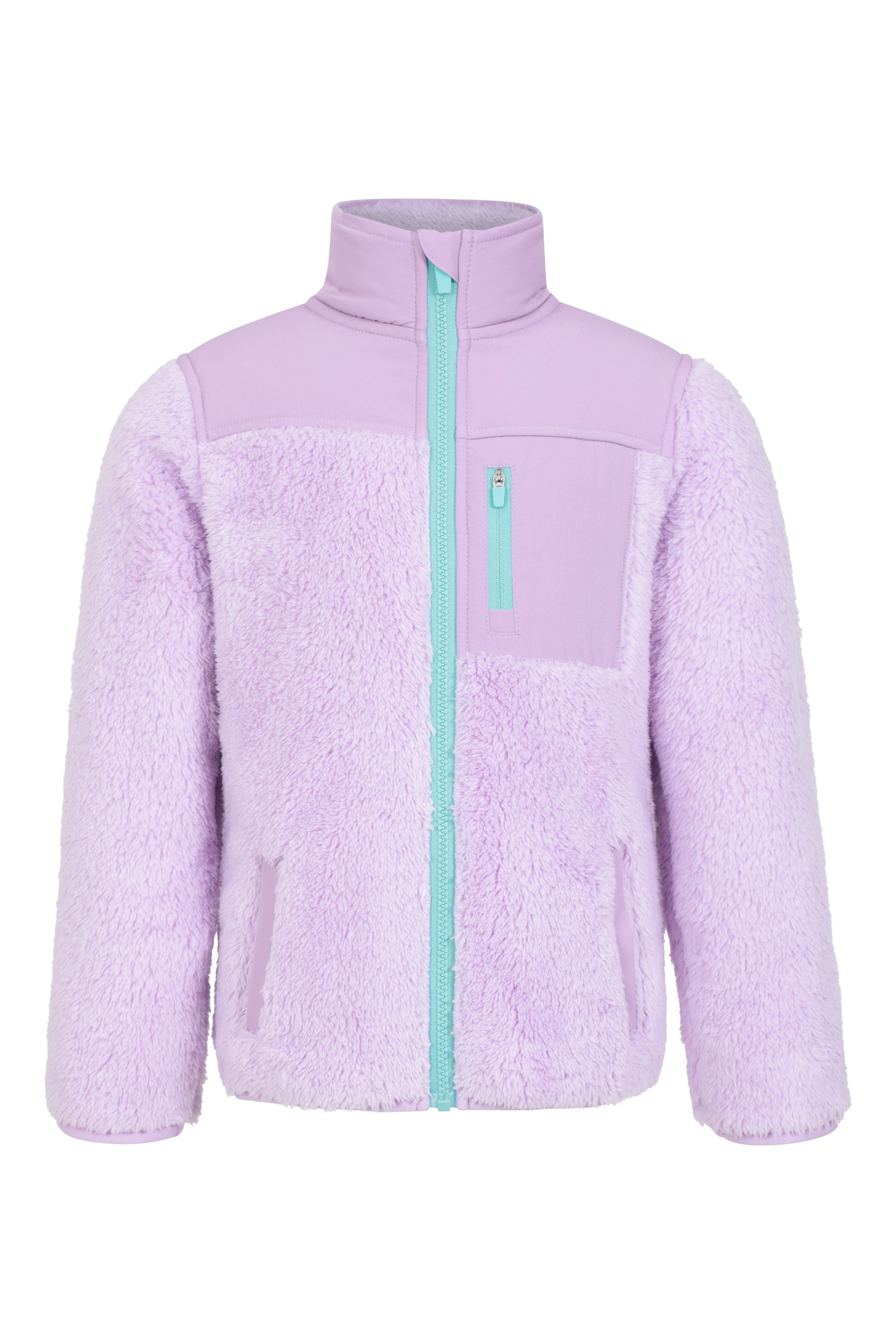 Kids Cozy Recycled Sherpa Fleece - Purple