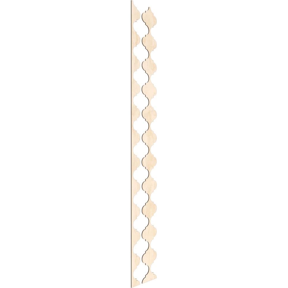 Marrakesh 94 in. H x 0.25 in. W Slatwall Panels in Birch 12-Pack
