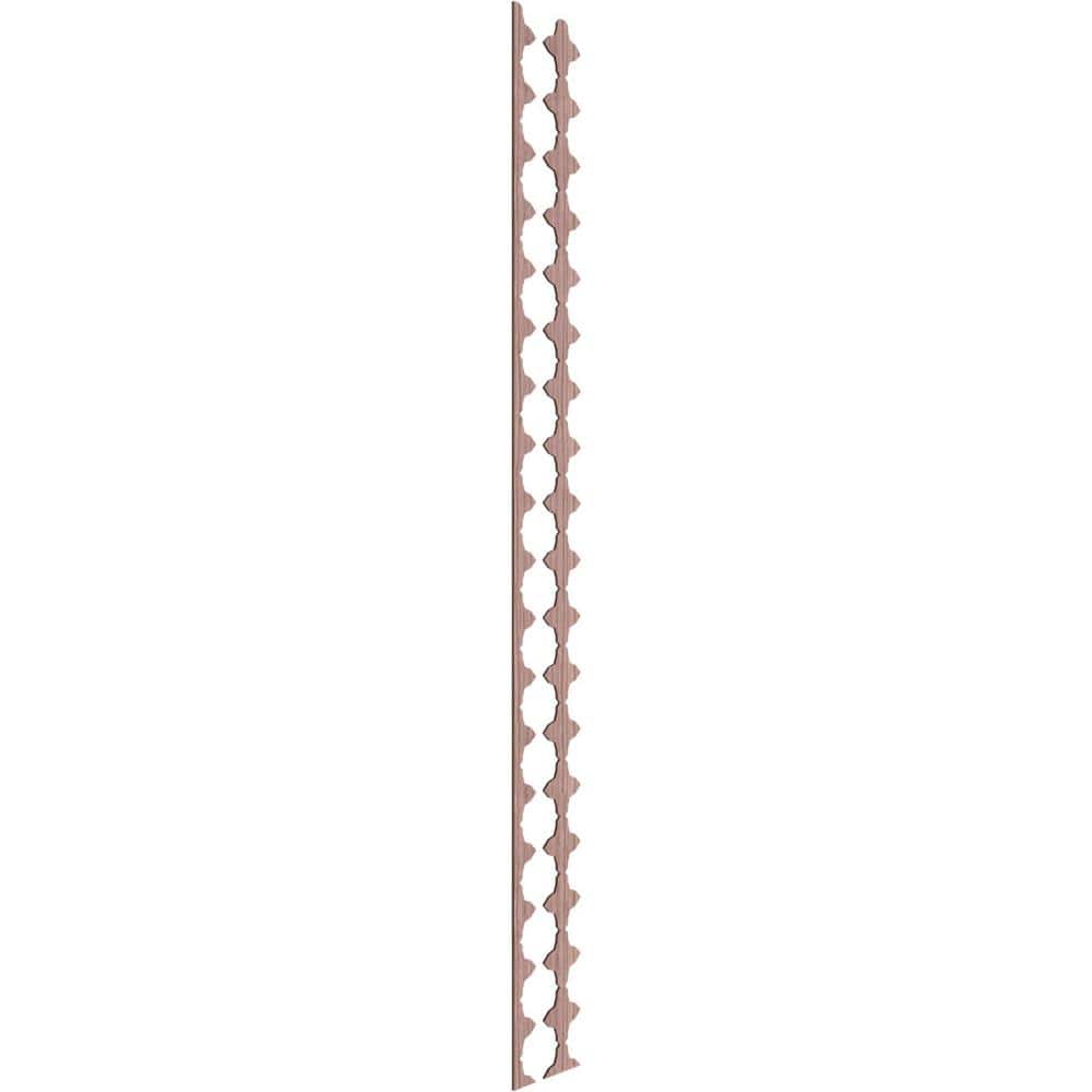 Pandora 94 in. H x 0.25 in. W Slatwall Panels in Walnut 17-Pack