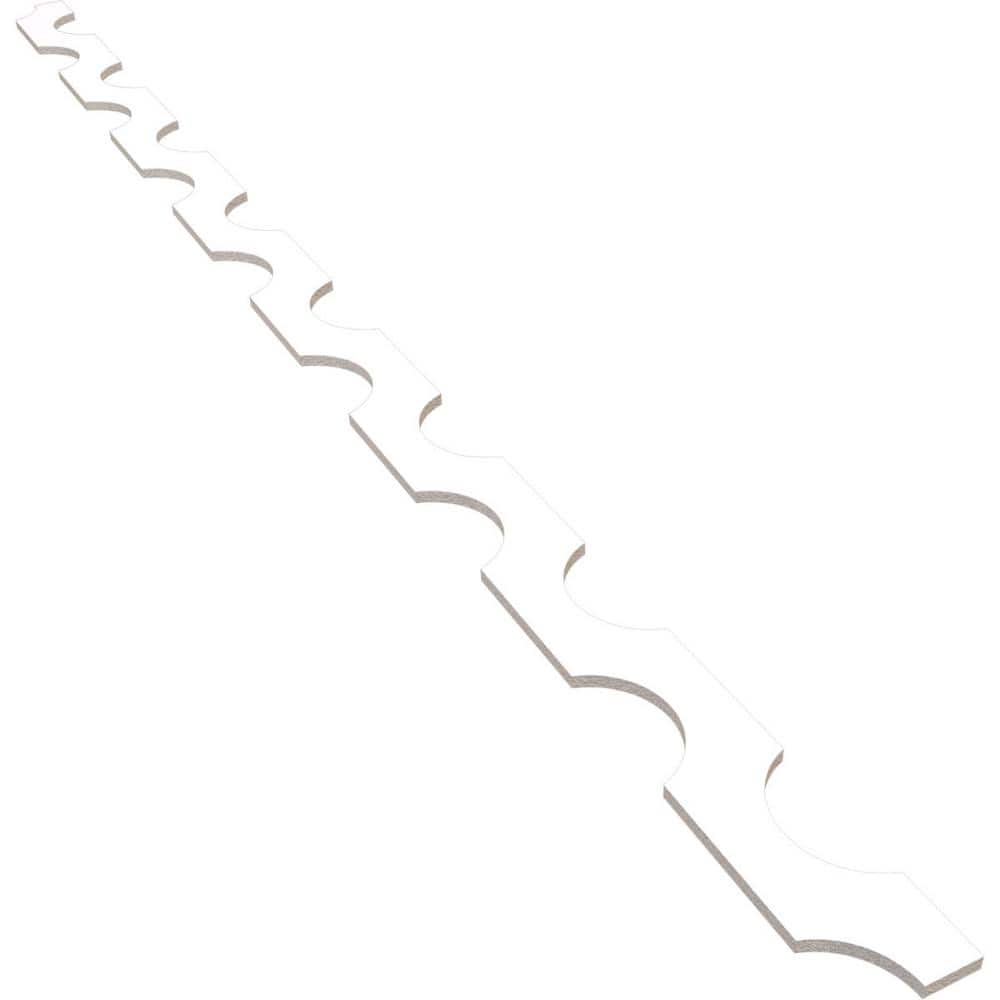 Pomeroy 94 in. H x 0.5 in. W Slatwall Panels in PVC 12-Pack