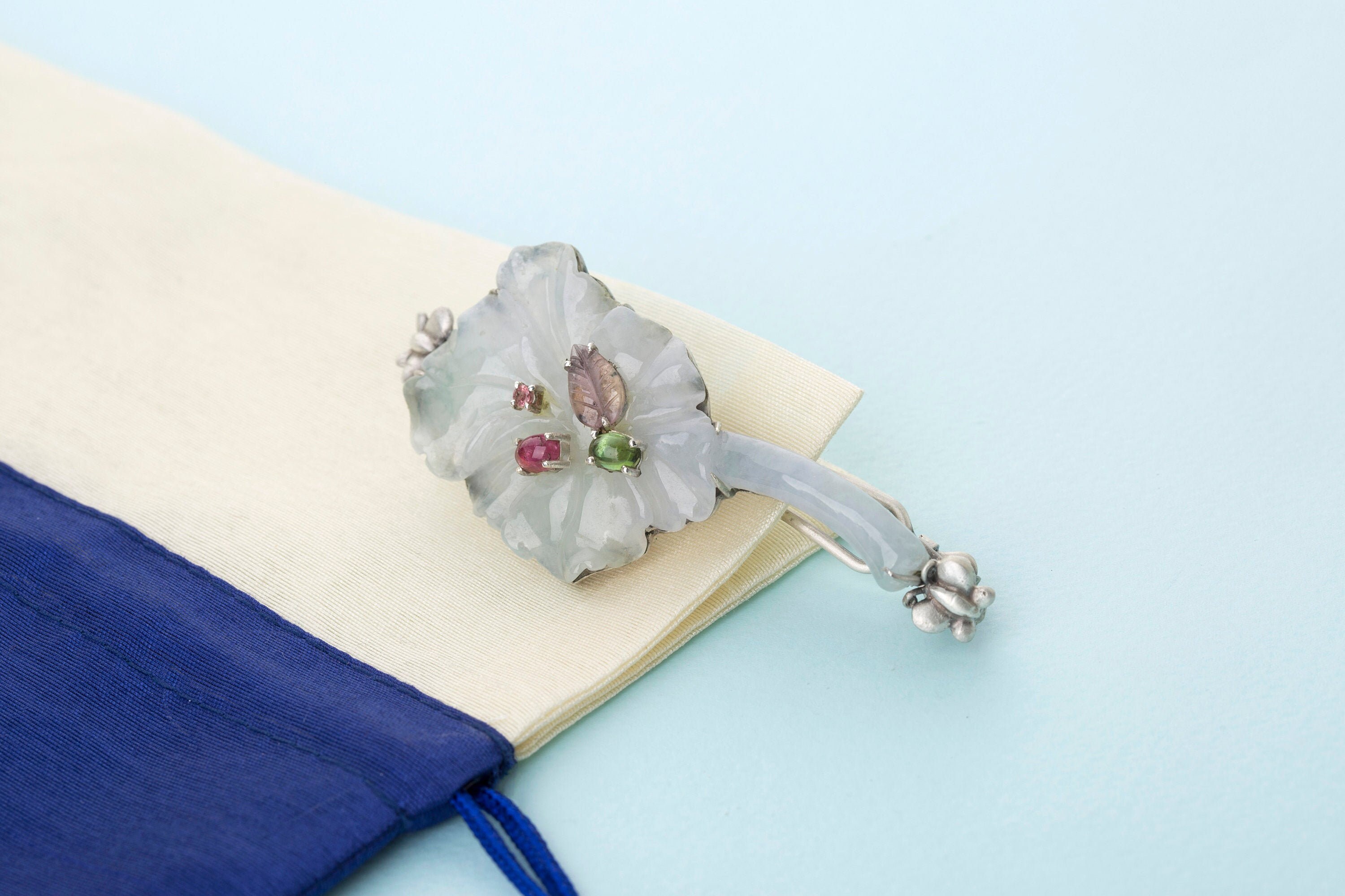Seoul Korea Kdrama Kpop Hairpin Hair Clip, Grip Silver With Gemstone Naschenkakorean Fashion Jewelry