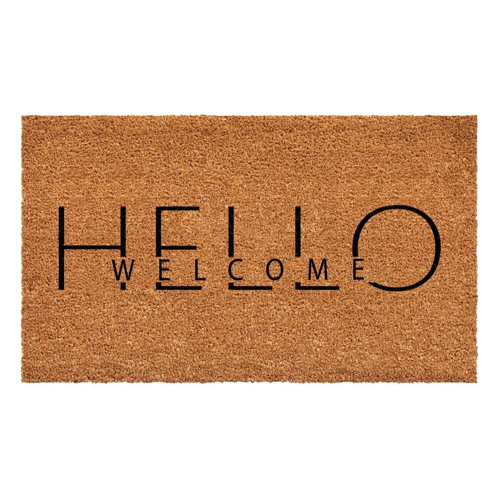 Welcome Greetings Doormat 24" x 36"