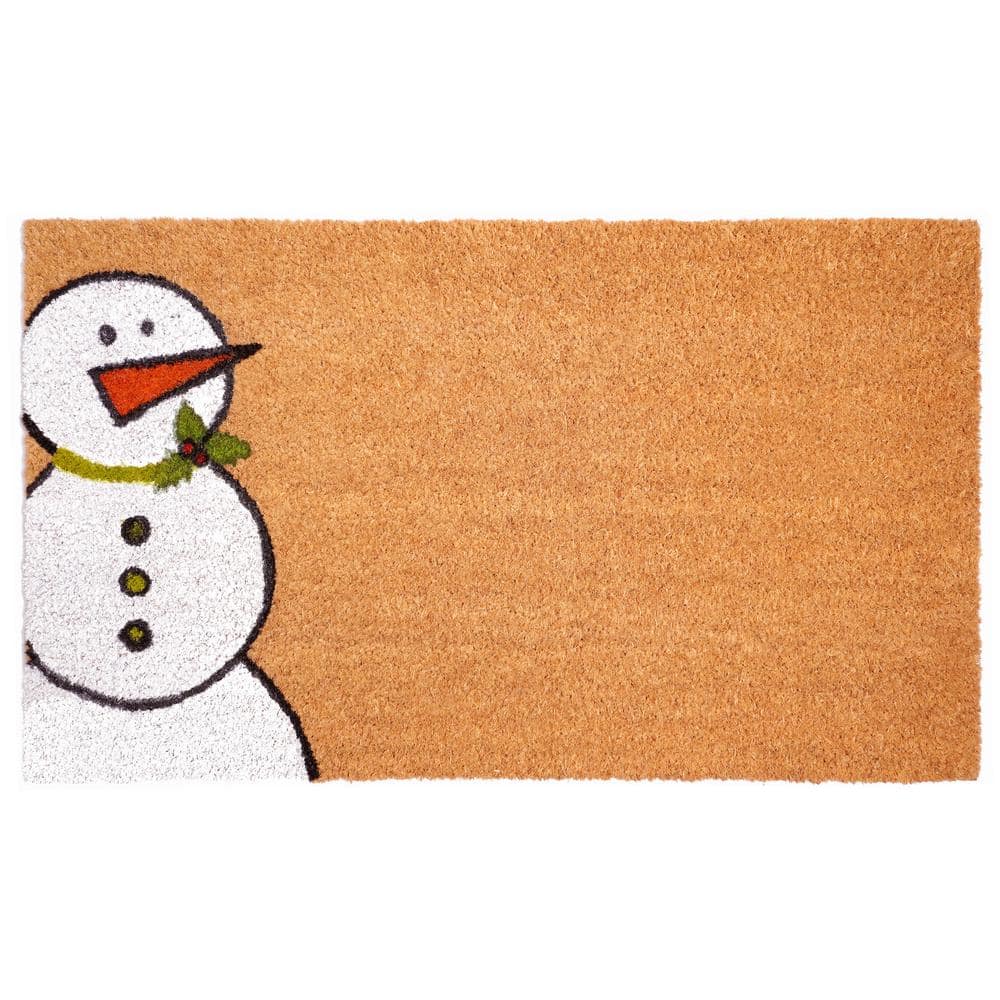 Winter Snowman Doormat 24" x 36"