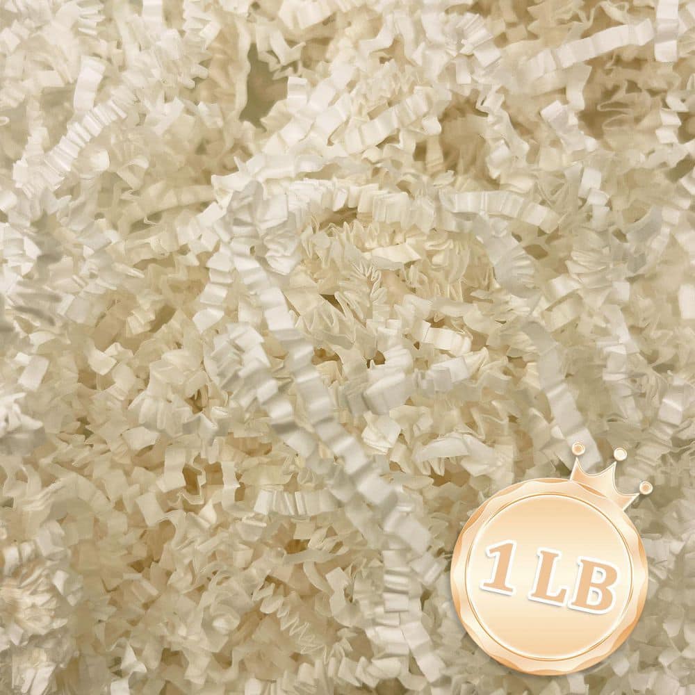 1 LB Burgundy Crinkle Cut Paper Shred Filler for Gift Wrapping, Party Decor, Eco-Friendly Recyclable Material