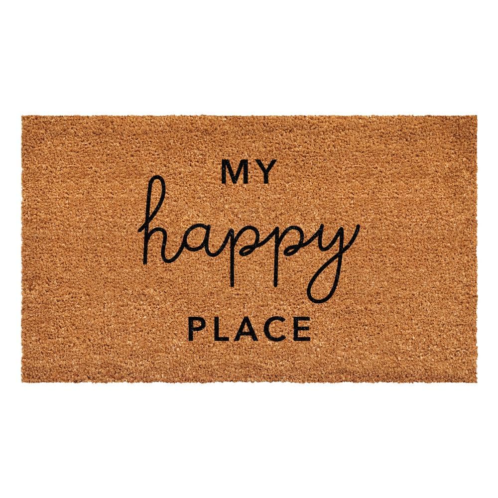 17 in. x 29 in. My Happy Place Doormat