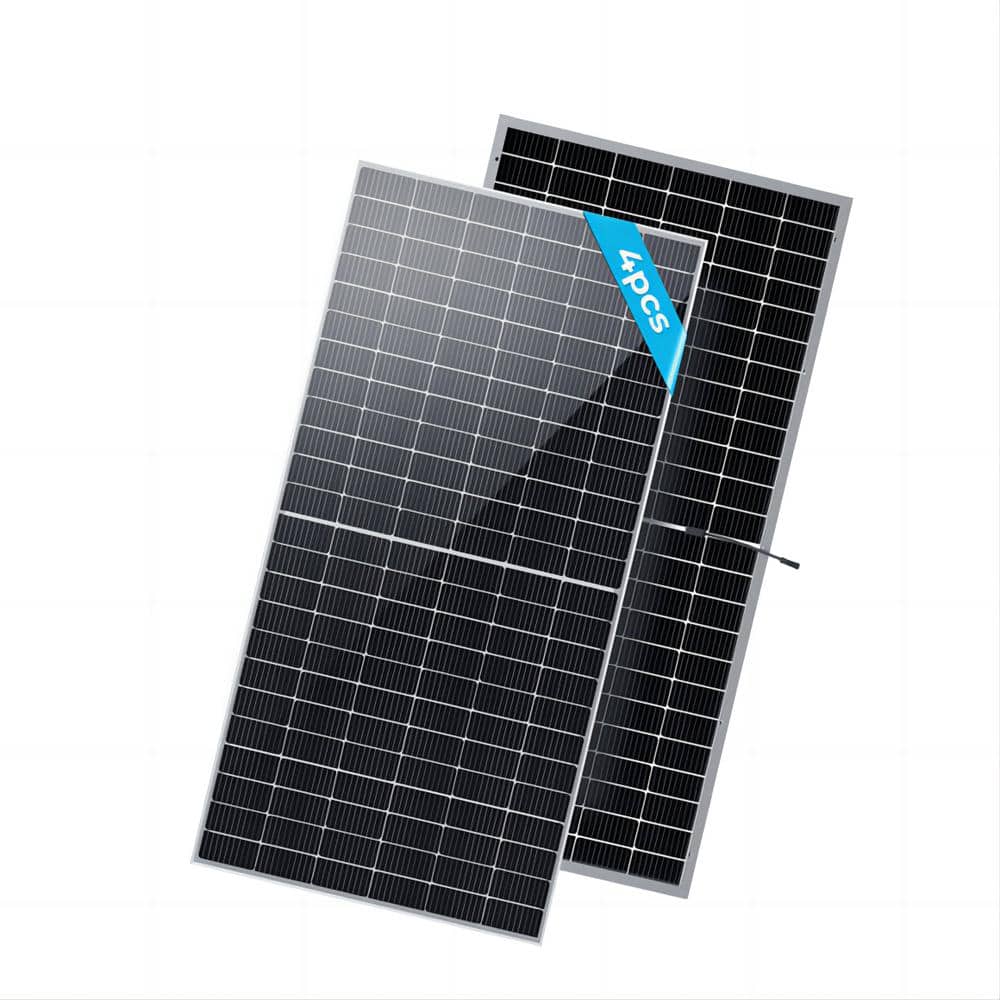 4PCS Bifacial 550-Watt Monocrystalline Solar Panel