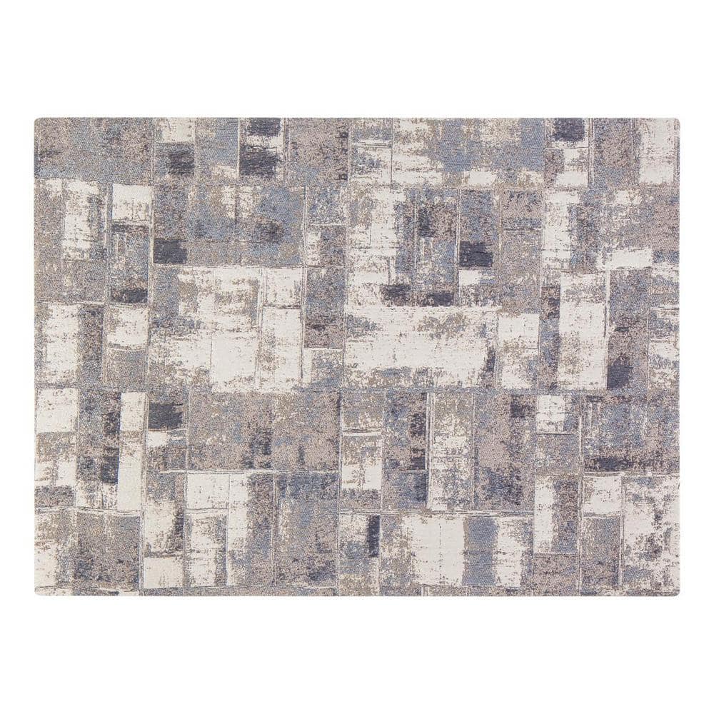 Aarhus Multi-Colored 48 in. x 36 in. Polyester Chair Mat