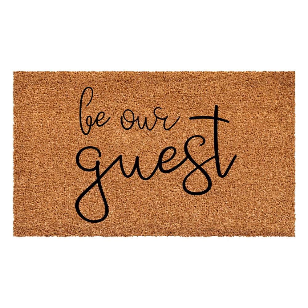 Be Our Guest Doormat, 17" x 29"