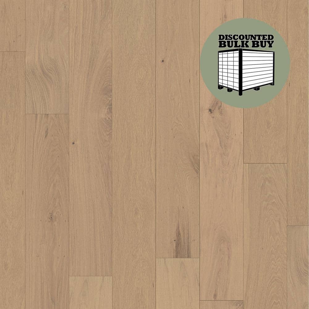 Bolivar Euro Oak 3/8 in. T x 7.5 in. W Tongue and Groove W-Brushed Engineered Hardwood Flooring (1757.70 sqft/pallet)