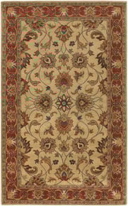 CAE1001-24HM Beige Caesar Collection Rug - 2 x 4 Ft Hearth