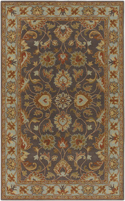 CAE1005-58 Charcoal Caesar Collection Rug - 5 x 8 Ft
