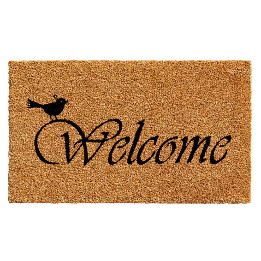 Chirp Welcome Doormat, 17" x 29"