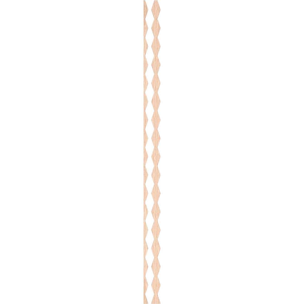 Cimarron 94 in. H x 0.25 in. W Slatwall Panels in Red Oak 24-Pack