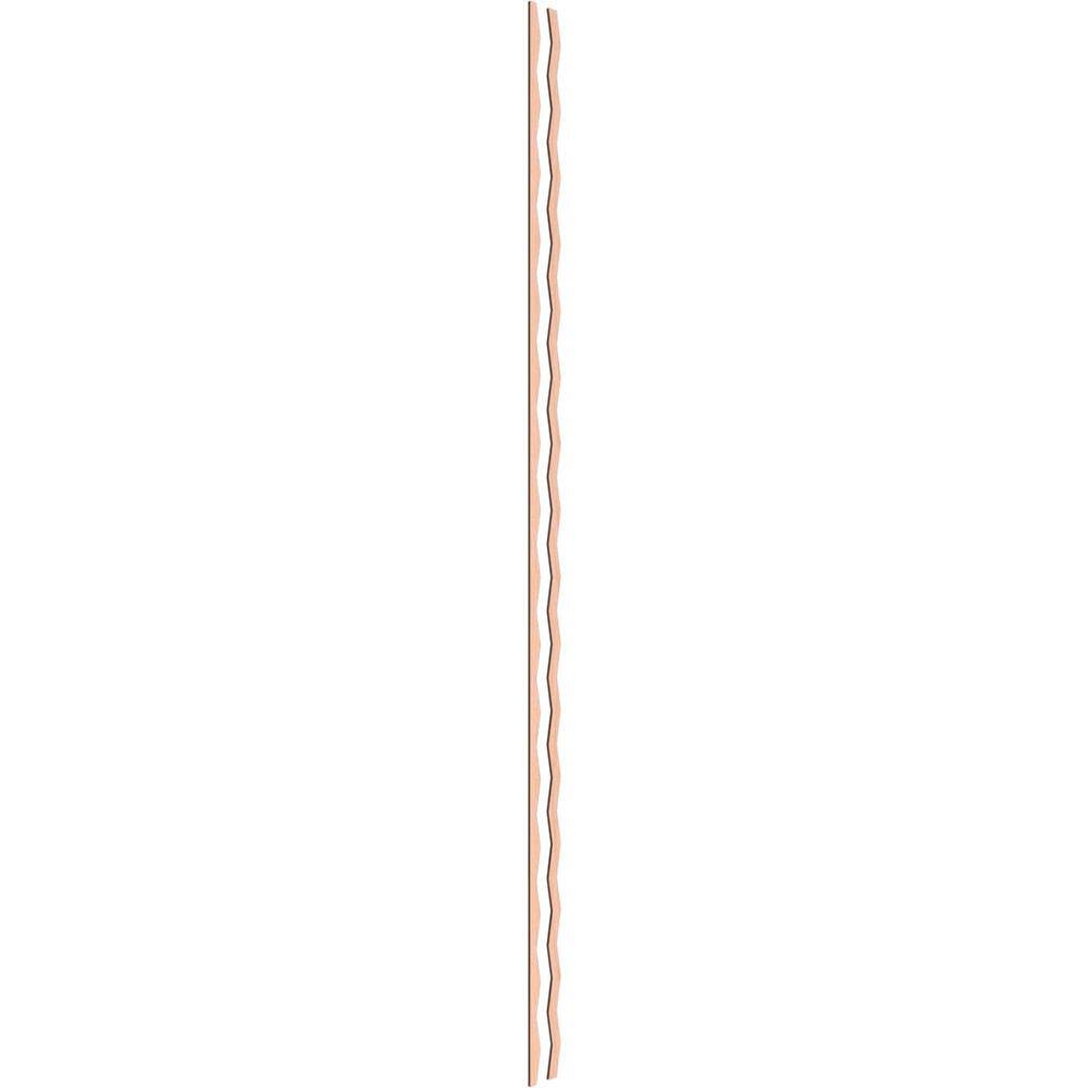 Eastport 94 in. H x 0.25 in. W Slatwall Panels in Alder 44-Pack