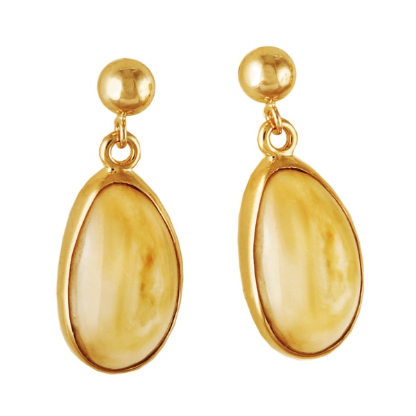 Frontier Collection Custom 10-Kt. Elk Ivory Earrings