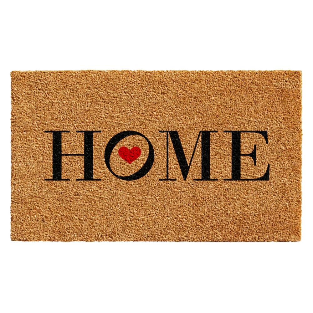 Heart Home Doormat, 24" x 36"