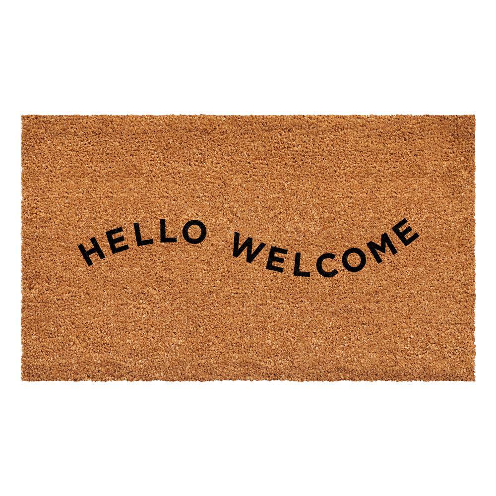 Hello-Welcome Doormat 24" x 36"
