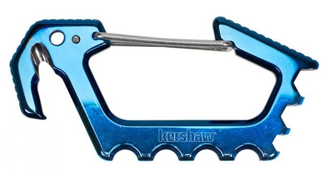 Kershaw Jens Carabiner Folding Knife Clam Pack