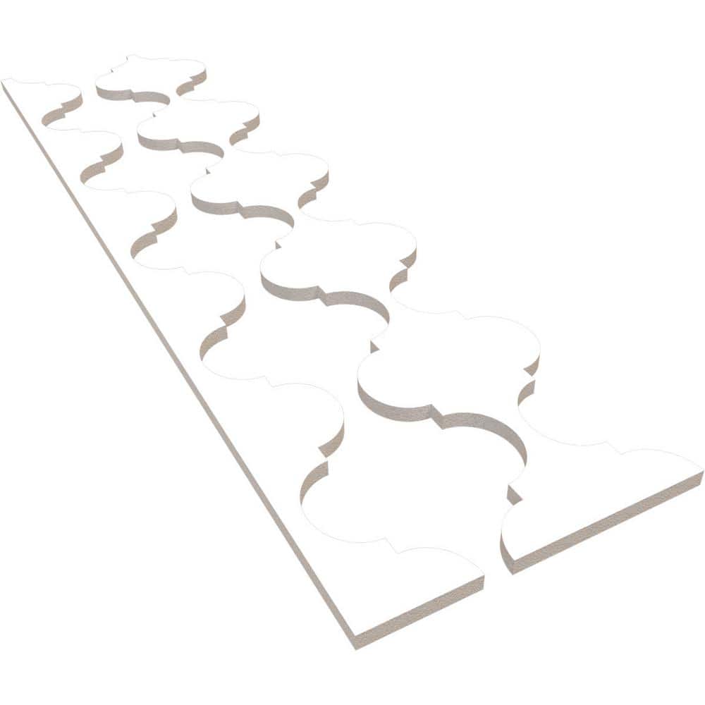 Marrakesh 47 in. H x 0.625 in. W Slatwall Panels in PVC 12-Pack