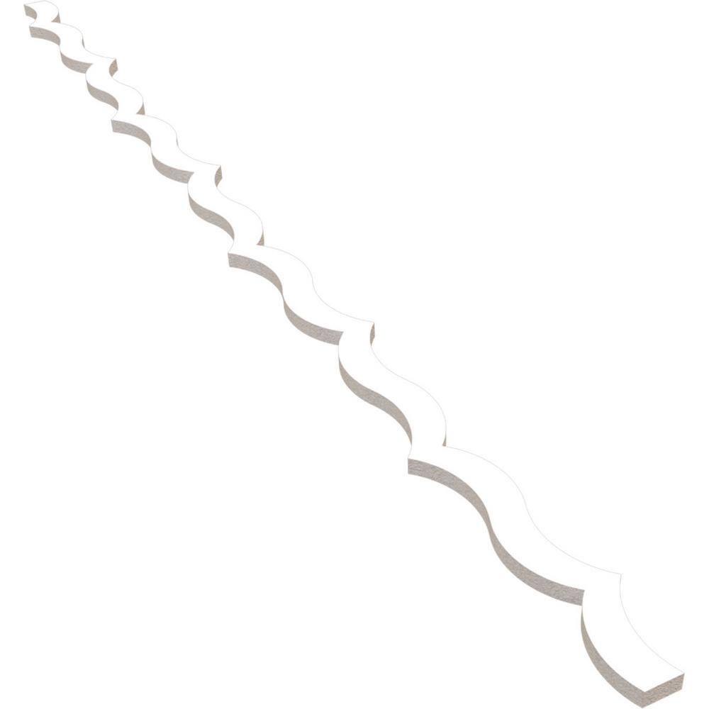 May 47 in. H x 0.5 in. W Slatwall Panels in PVC 43-Pack