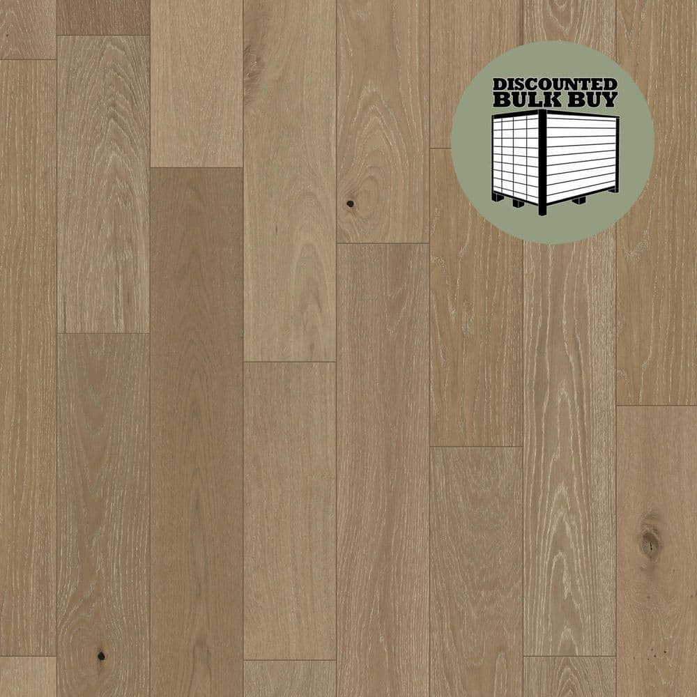 Mayhew Euro Oak 1/2 in. T x 7.5 in. W Tongue and Groove Wire Brushed Engineered Hardwood Flooring (1399.05 sqft/pallet)