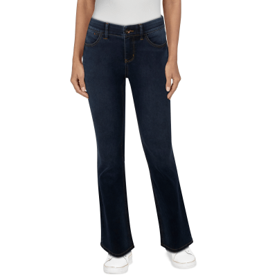 Natural Reflections AB Slimmer Bootcut Jeans for Ladies - Dark Wash-24 - 6