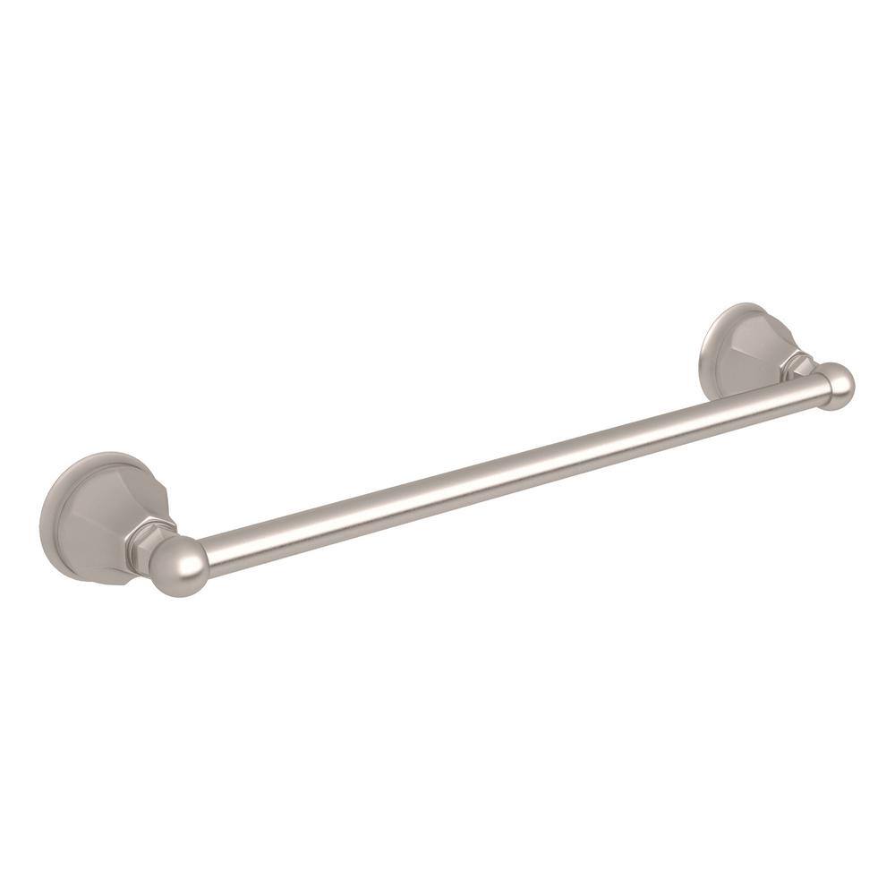 Palladian 18 in. Wall Mount Towel Bar in Satin Nickel