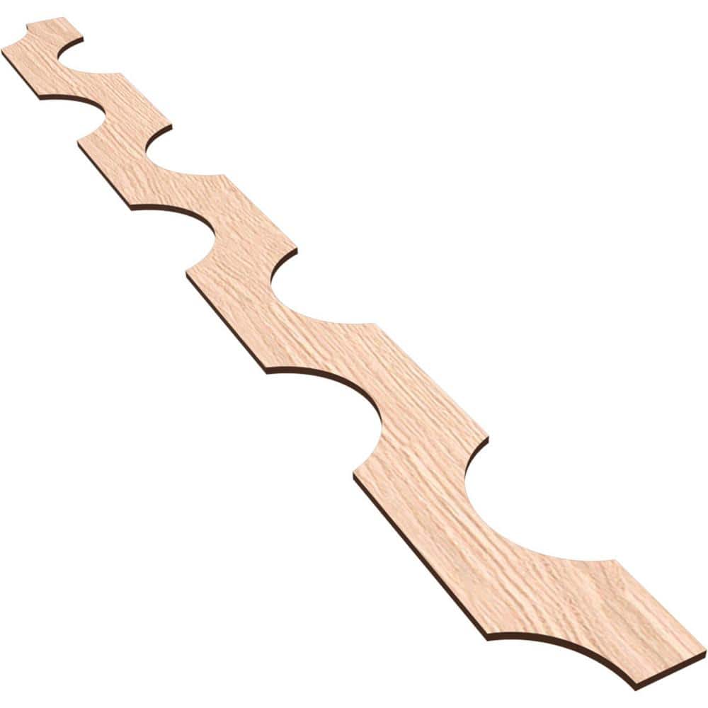 Pomeroy 47 in. H x 0.25 in. W Slatwall Panels in Red Oak 12-Pack