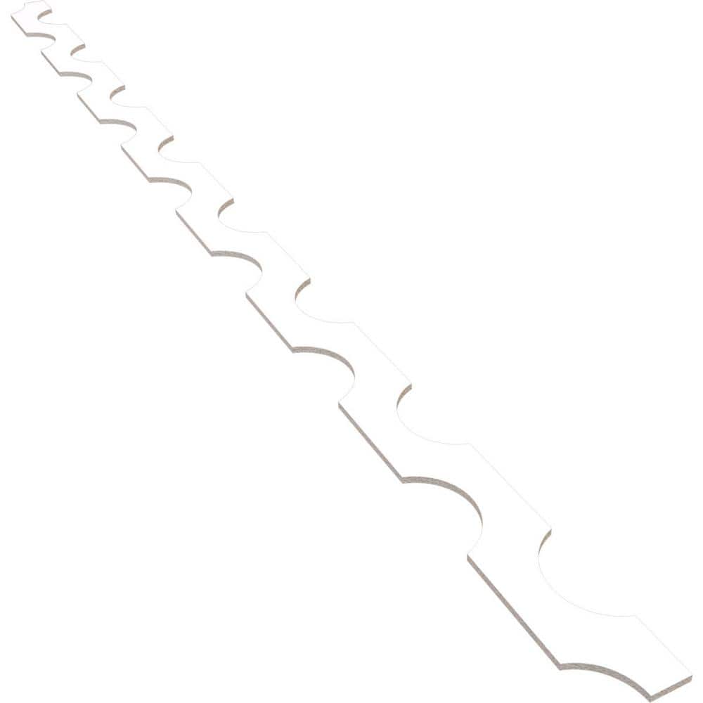 Pomeroy 94 in. H x 0.375 in. W Slatwall Panels in PVC 12-Pack