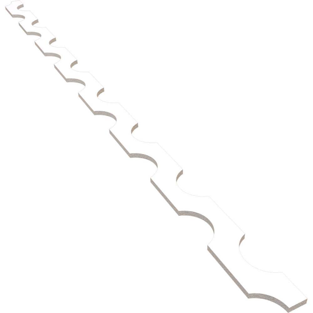 Pomeroy 94 in. H x 0.625 in. W Slatwall Panels in PVC 12-Pack