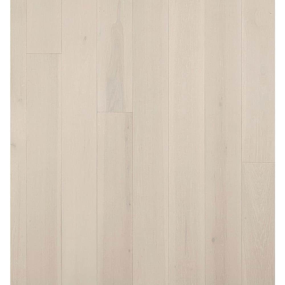 Take Home Sample - Silver Cloud Hickory Water Resistant Engineered Hardwood Flooring