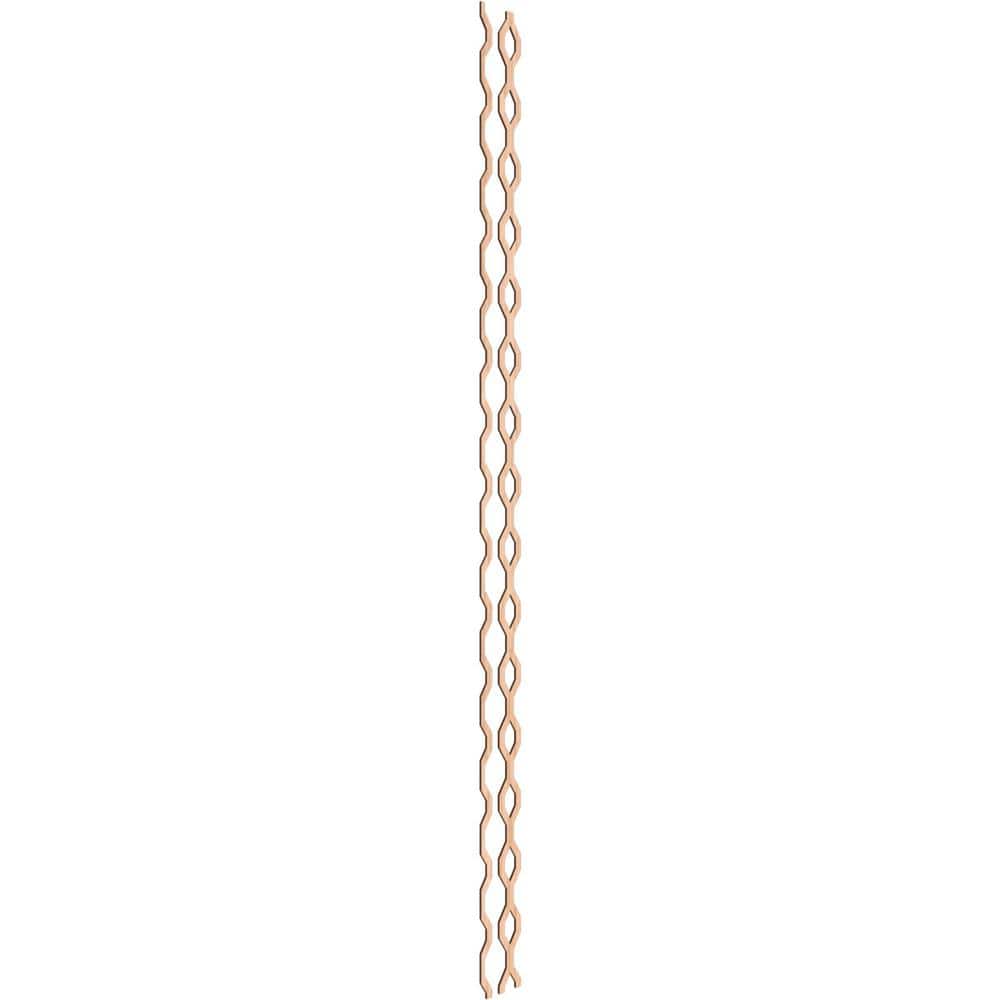 Wabash 94 in. H x 0.25 in. W Slatwall Panels in Hickory 24-Pack