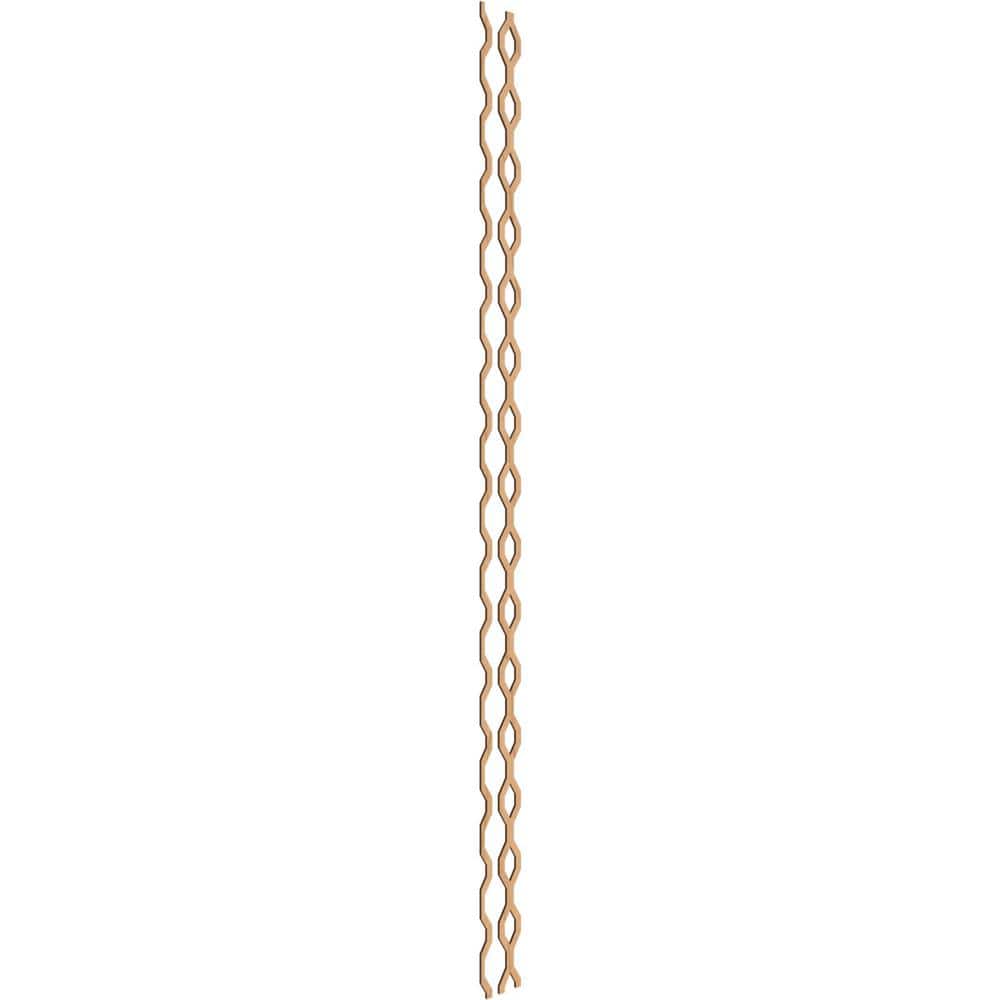 Wabash 94 in. H x 0.25 in. W Slatwall Panels in Maple 24-Pack