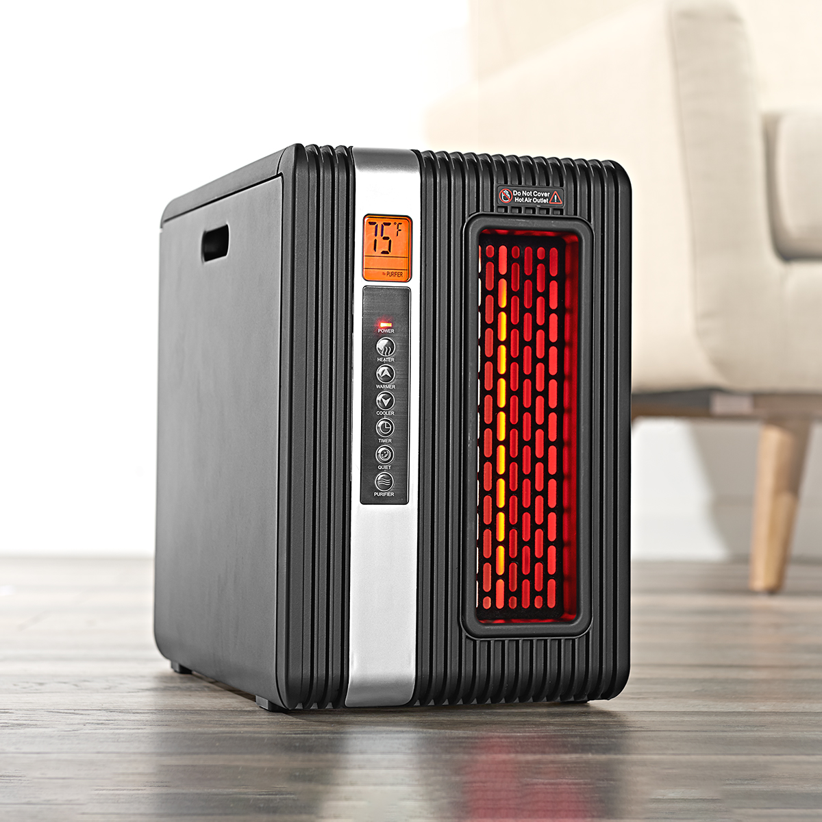 2-in-1 Heater Air Purifier