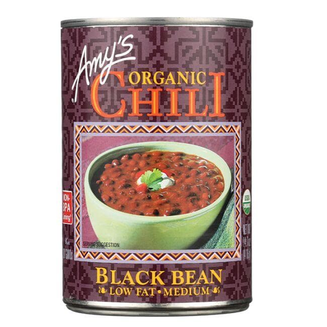 Amy's Kitchen Organic Black Bean Chili Medium | 14.7 oz Can