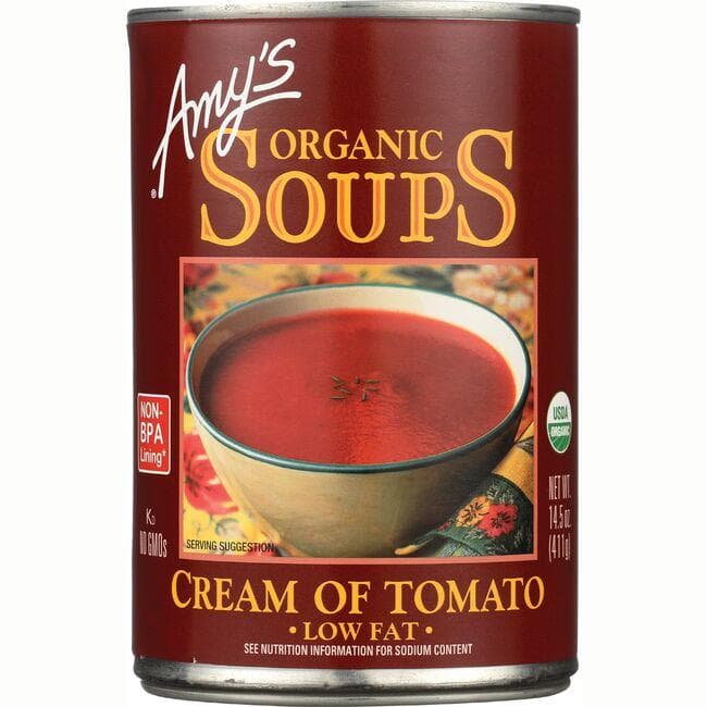 Amy's Kitchen Organic Low Fat Cream of Tomato Soup | 14.5 oz Can