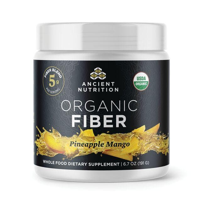 Ancient Nutrition Organic Fiber - Pineapple Mango Supplement Vitamin | 6.7 oz Powder | Women's Health