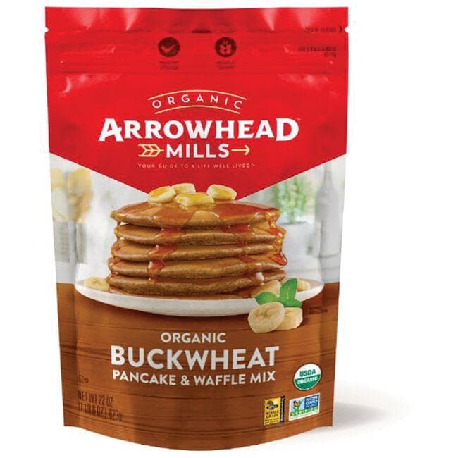 Arrowhead Mills Organic Buckwheat Pancake & Waffle Mix | 22 oz Package