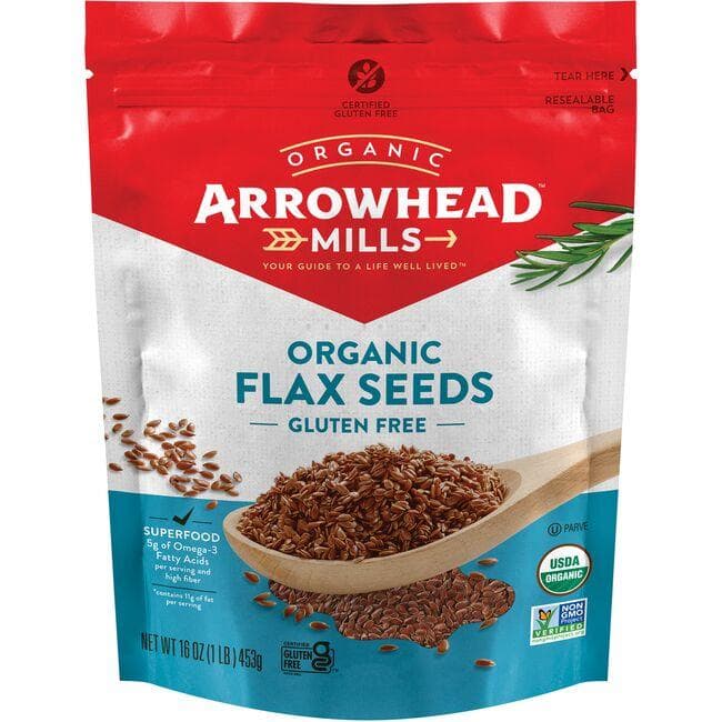 Arrowhead Mills Organic Flax Seeds | 16 oz Package