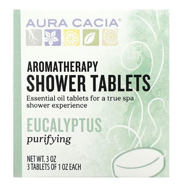 Aura Cacia Aromatherapy Shower Tablets - Eucalyptus | 3 ct | Bath and Soap